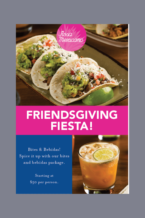 Rosa Mexicano-Email Promotion