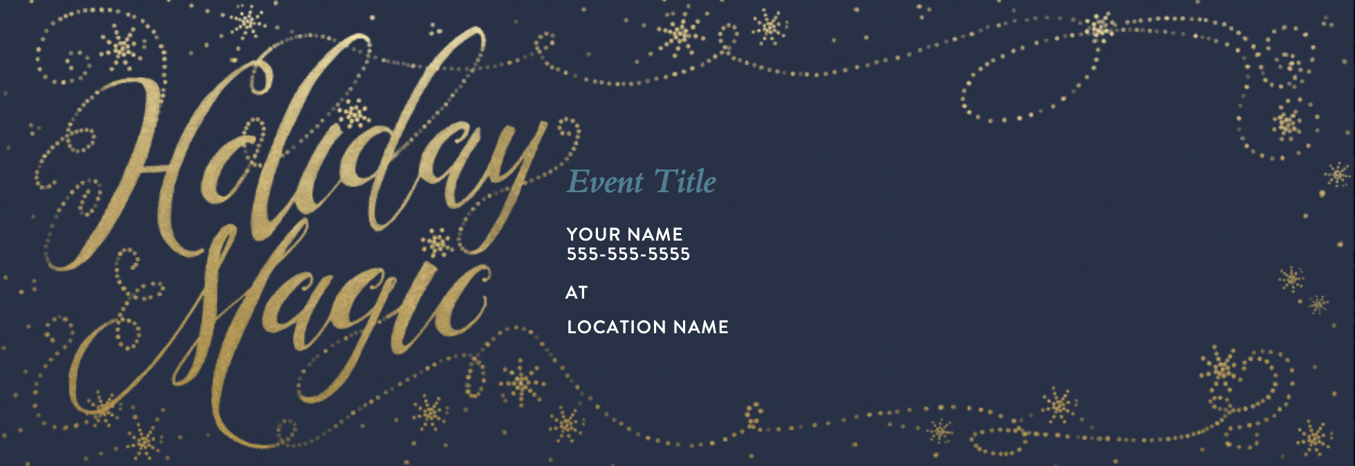 corporate holiday invitation example 2