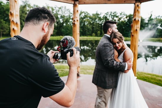 wedding photogrpaher capturing the shot