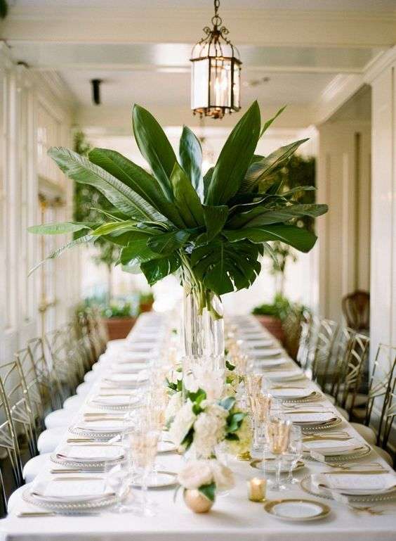 Modern Event Florals-Palms-